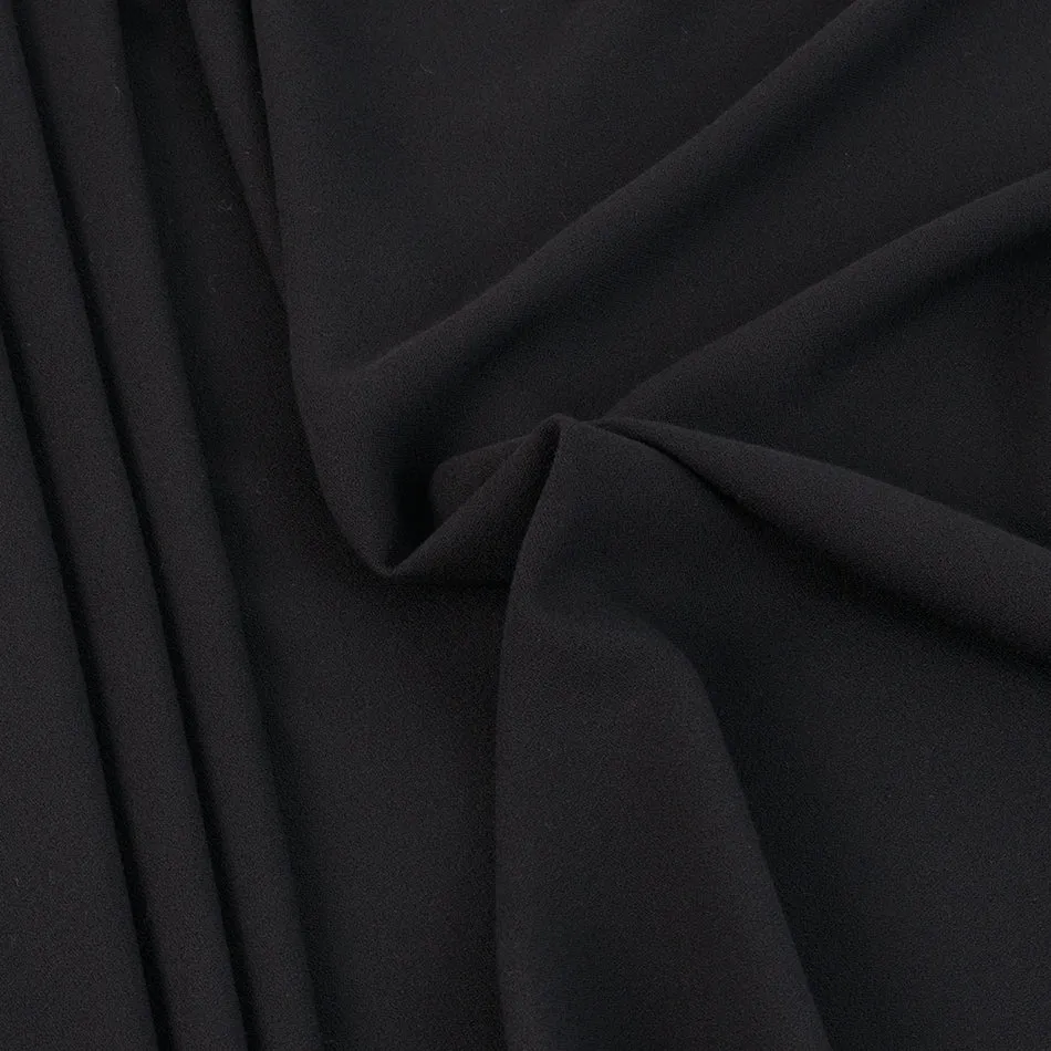 Black Crepe fabric 3452