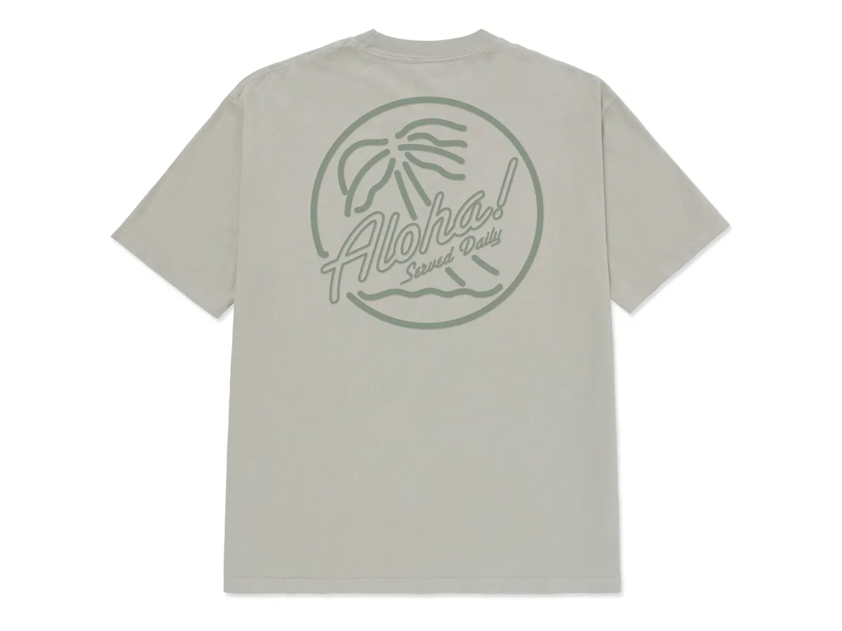 BRIGANTE TEE - SAGE / TONAL PUFF PRINT