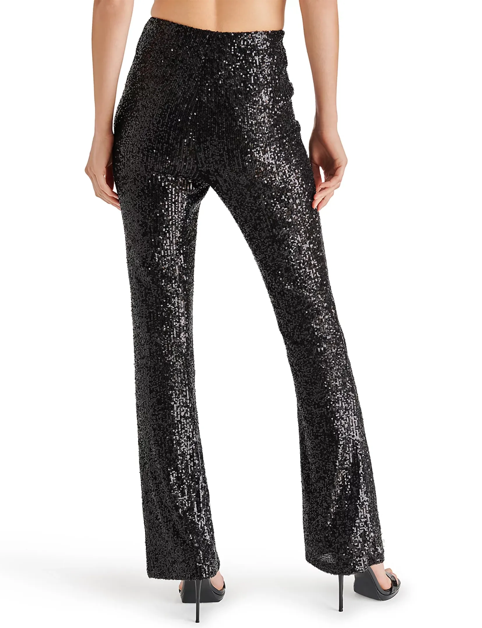 Citrine Sequin Pant, Black