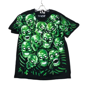 Classic Green skull t by Liquid Blue