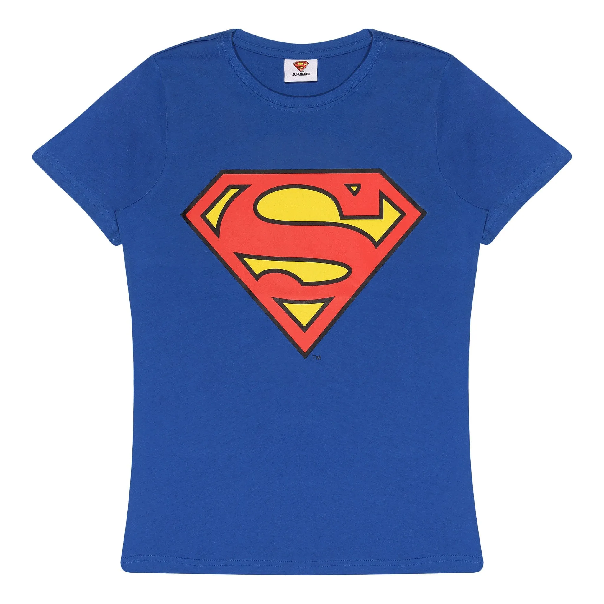 DC Comics Superman Women's Fitted T-Shirt