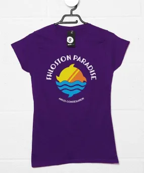 Fhloston Paradise Logo Fitted Womens T-Shirt