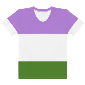 Genderqueer Pride Flag Fitted T-Shirt