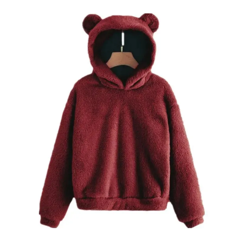 Ivyshape | Bear-Shaped Hoodie