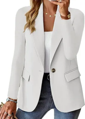 Ivyshape | Classic Button Blazer