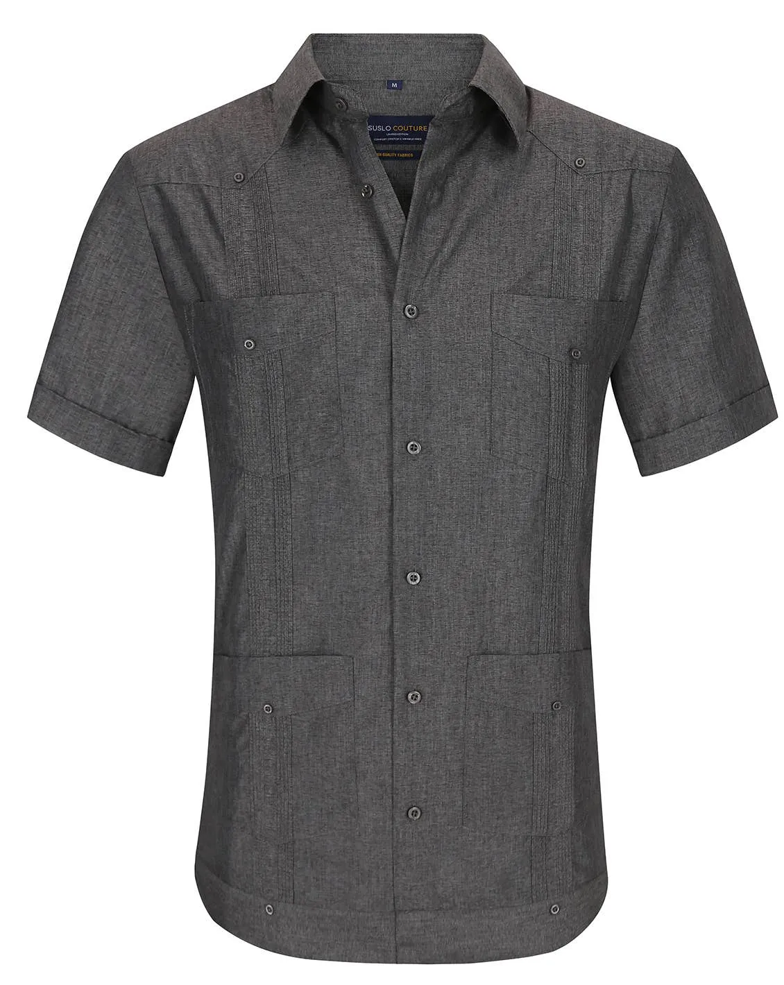 Men's Short Sleeve Guayabera Shirt