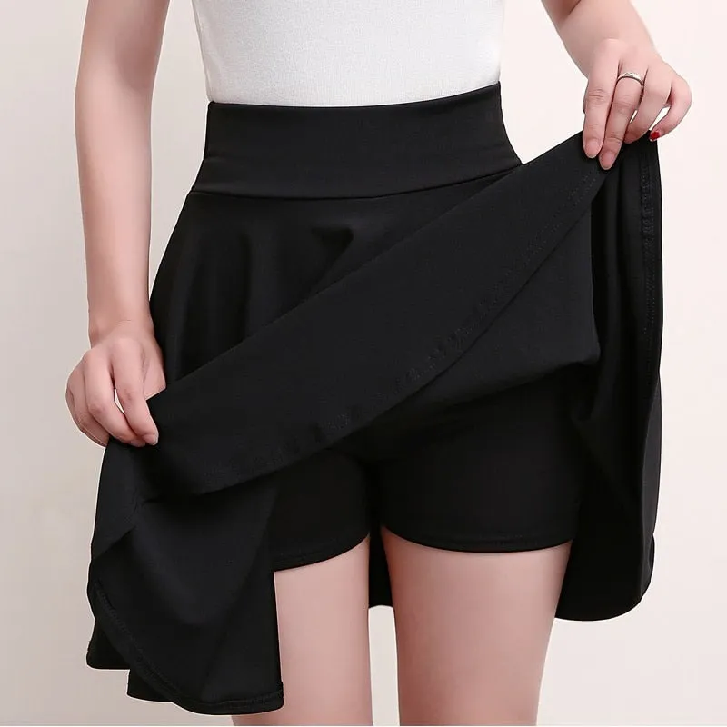 New Women's Basic Shorts Skirt