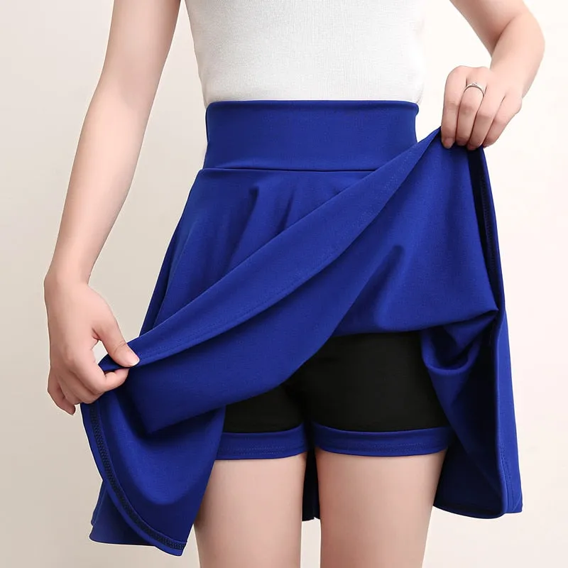 New Women's Basic Shorts Skirt