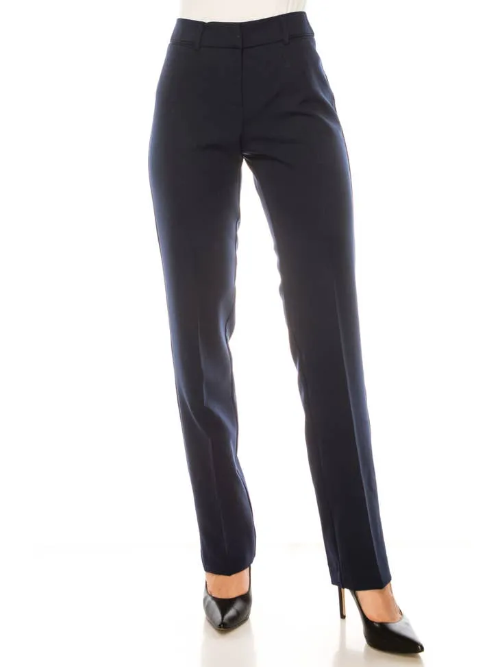 New Yorker's Apparel Straight Leg Zip Up Pants