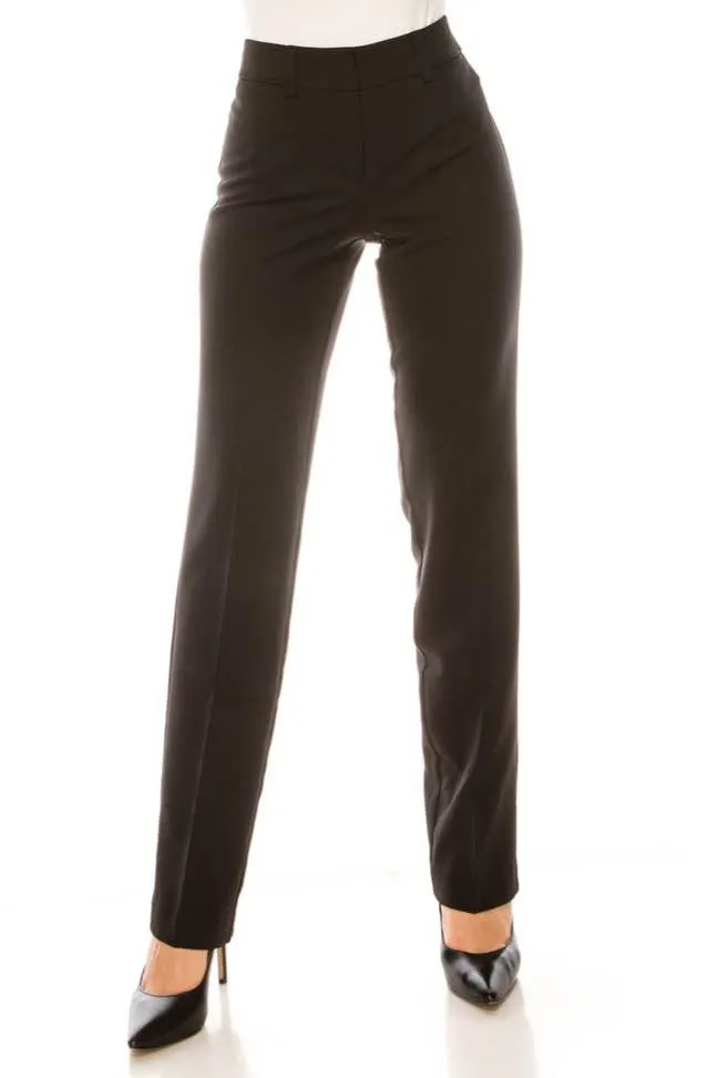 New Yorker's Apparel Straight Leg Zip Up Pants