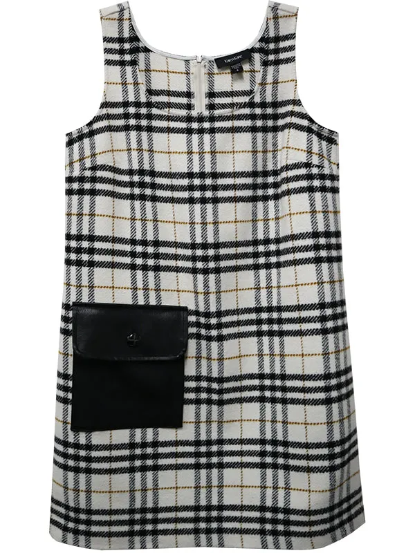 Plaid Shift Dress