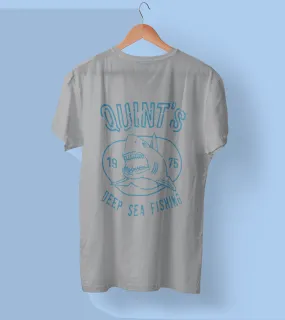 Quints Deep Sea Fishing Shark Womens T-Shirt for Women