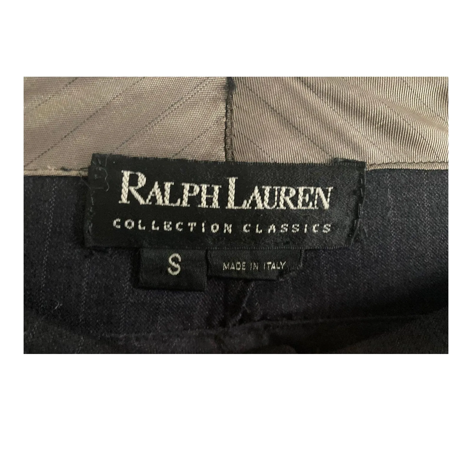 Ralph Lauren Grey Pinstripe Trousers UK Size 6