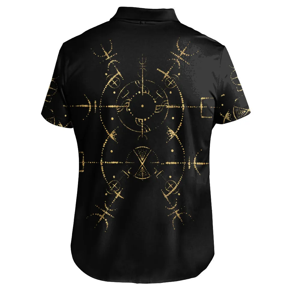 Runes of Thor Button Up Shirt