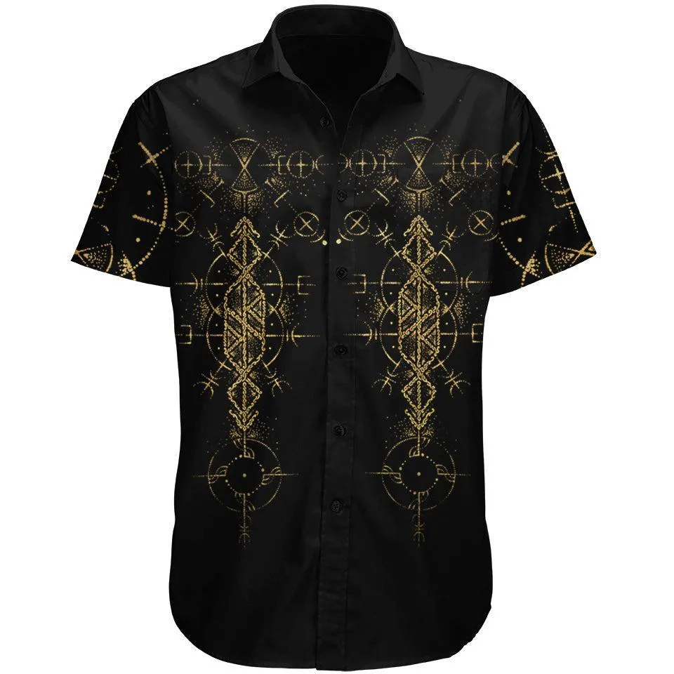 Runes of Thor Button Up Shirt