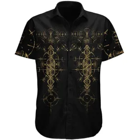 Runes of Thor Button Up Shirt