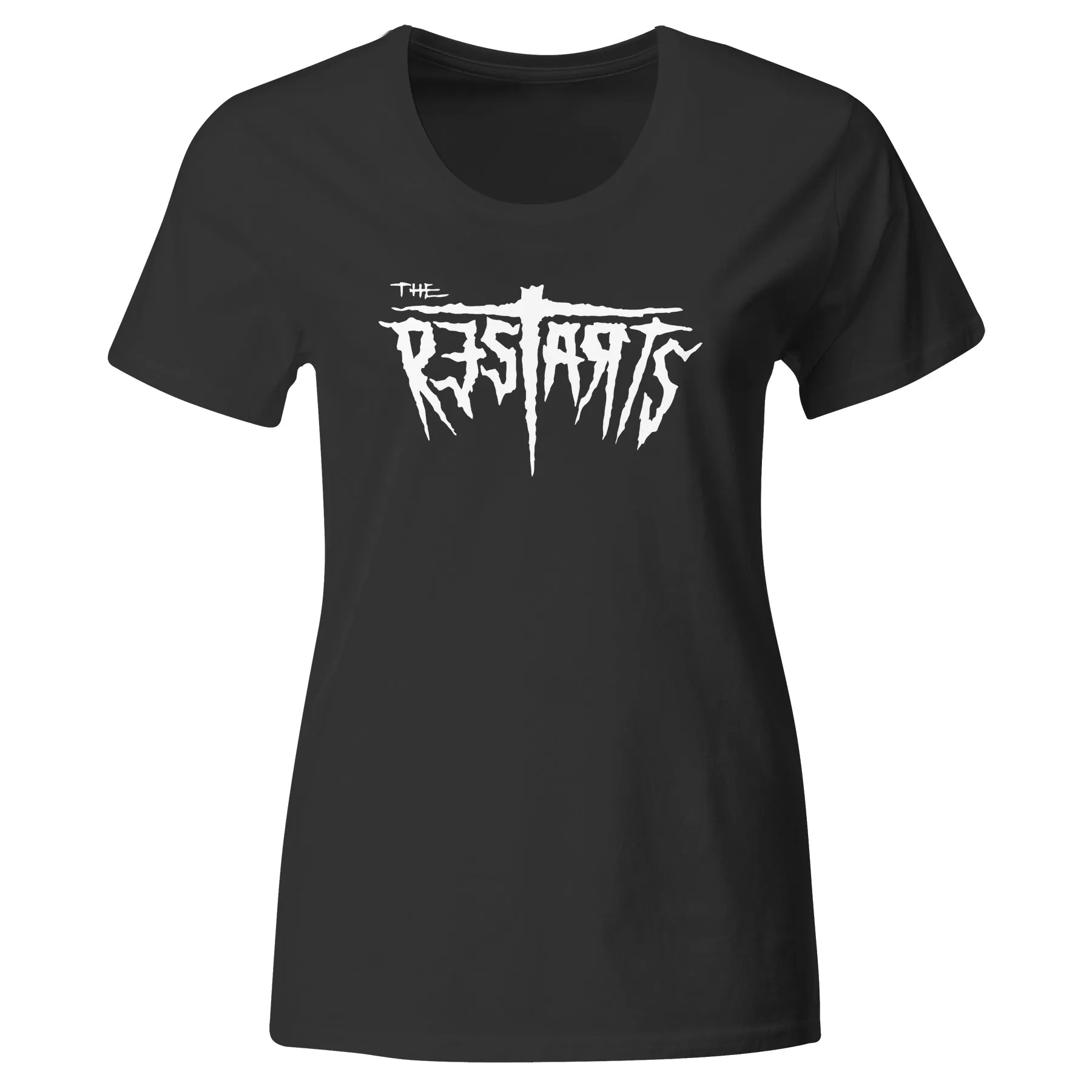 The Restarts - Logo - Black - T-Shirt - Fitted