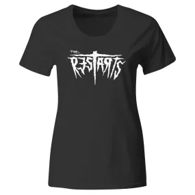 The Restarts - Logo - Black - T-Shirt - Fitted