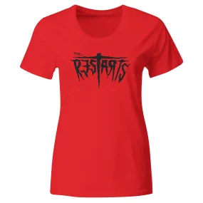 The Restarts - Logo - Red - T-Shirt - Fitted